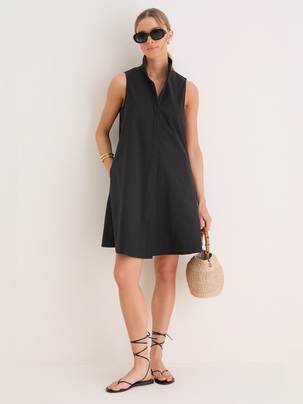 Tuckernuck Black Sleeveless Charlie Dress